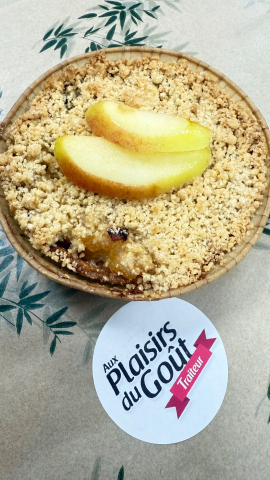 CRUMBLE AUIX POMMES