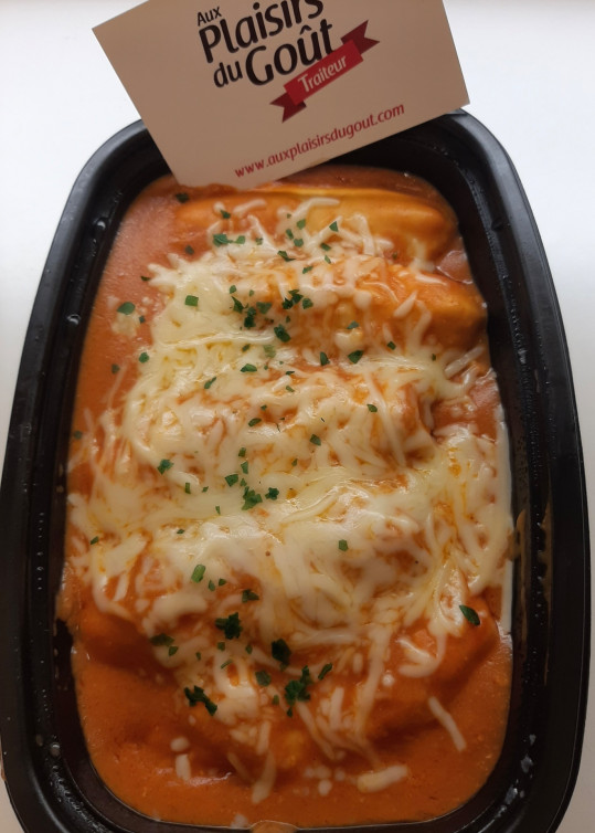 QUENELLES SAUCE TOMATE EMMENTAL