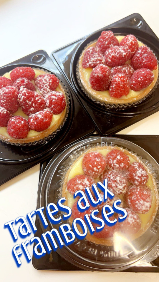 TARTE À LA FRAMBOISE