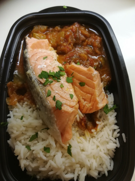 DUO RATATOUILLE,RIZ BASMATI SAUMON