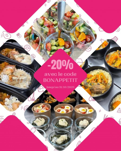 -20% sur votre commande en ligne avec le code BONAPPETIT
